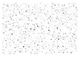 Speckle grain dot white paper noise texture with distress effect vector illustration pattern background. Dirty or dust film grain speck grit grunge overlay on white background grain noise particles.