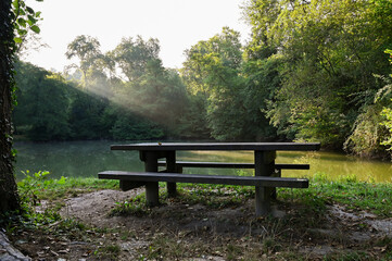 Tranquil Lake Scene in Artix