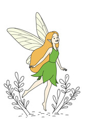 Enchanting Fairy in Forest Glade