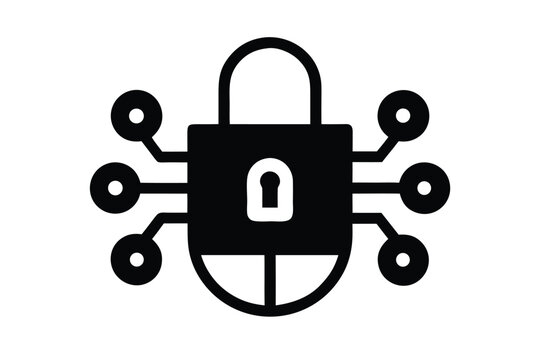 data encryption vector icon