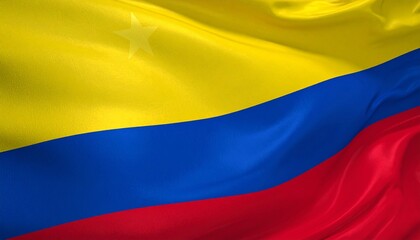 The national flag of Colombia