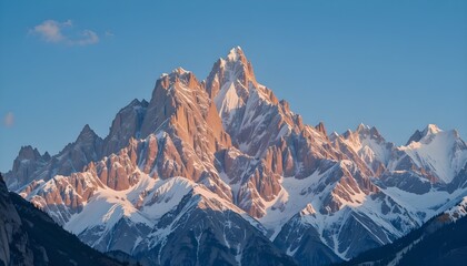 Obraz premium Original name(s): Sun-kissed Peaks.png