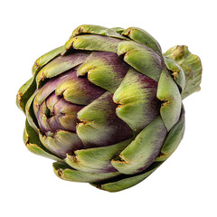 Obraz premium Fresh Artichoke Vegetable on transparent background