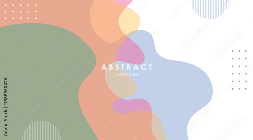 Poster abstract shapes gradient colorful fluid modern background