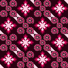 Abstract ethnic geometric pattern design for background or Wallpaper.