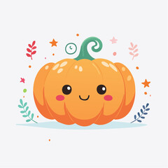Fototapeta premium Halloween Pumpkin Vector Design