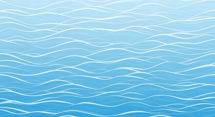 Obraz premium An illustration of wavy white lines on a gradient blue field