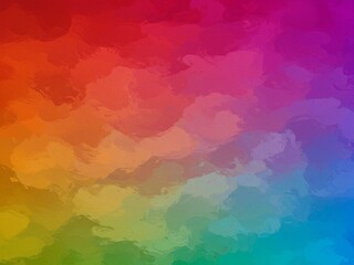 Vibrant Rainbow Watercolor Wash Background: Abstract Colorful Texture, Serene Mood