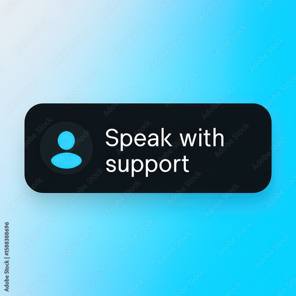 Poster an abstract of user communication. a modern design with a speech bubble icon, representing communica