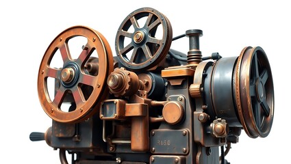 vintage film projector
