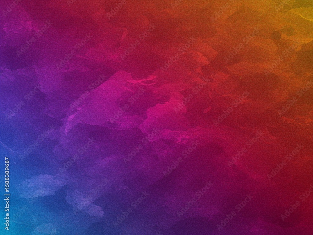 Poster abstract watercolor texture with blending gradients of vibrant hues, creating a colorful and artisti
