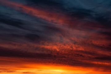 Sky and clouds for backgrounds, outdoors, nebula, nimbus
