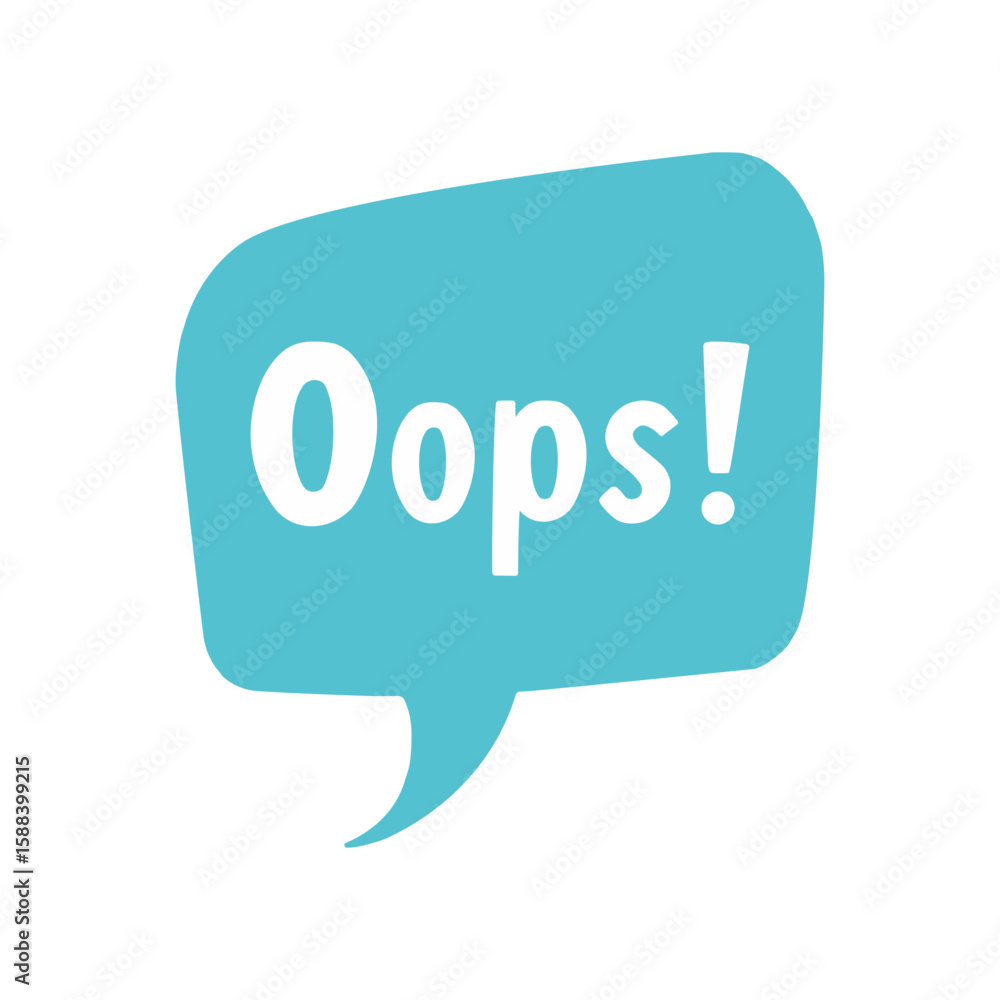 Aufkleber colorful speech bubble with 