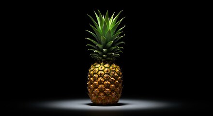 Fototapeta premium pineapple on a white background