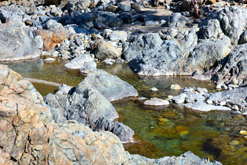 Val Gargassa: the canyon in Beigua Park, Genoa, Italy
