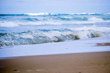 paysage de plage de l'océan atlantique