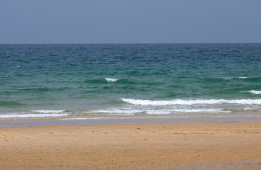 paysage de plage de l'océan atlantique