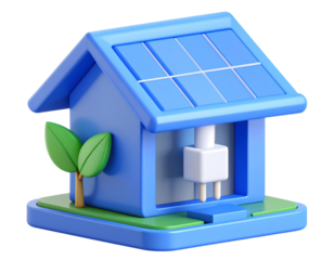 green house with solar panels