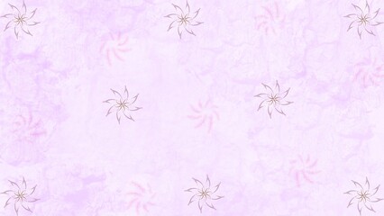 pink background with snowflakes