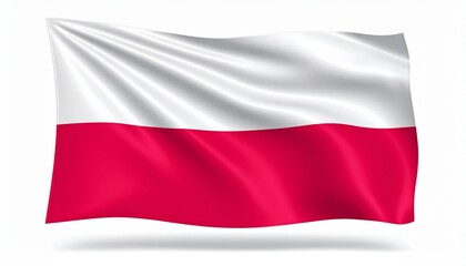 The national flag of Poland