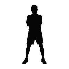 Obraz premium Athlete Standing Confident person male