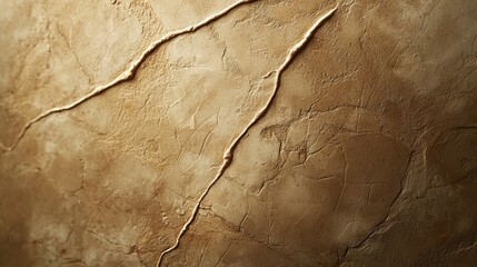 Textured Earthy Wall with Cracks in a Warm Color Palette