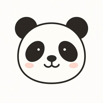 panda with a smile