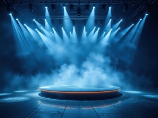 spotlight on stage