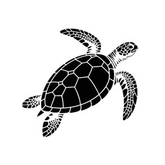 Sea Turtle Swimming Gracefully marine life ocean