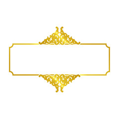 gold classic name tag ornament.eps