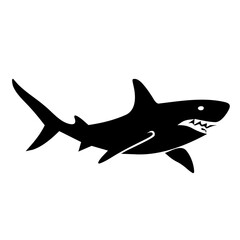 Fototapeta premium shark vector illustration