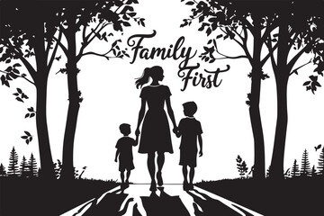 Family Walk & Moments Laser Cut Design Bundle