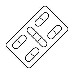 Blister Pack with Capsules Pharmaceutical Packaging Medicine and Healthcare