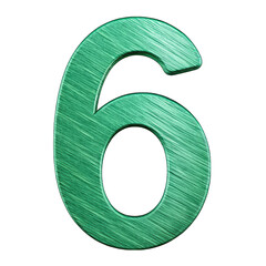 3d number 6