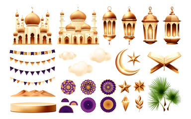 Islamic New Year Celebration Realistic Original Collection