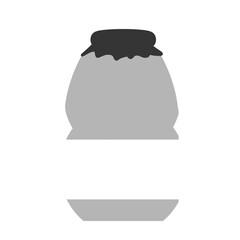 vector illustration of a jar