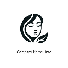 Spa logo simple Woman face logo icon vector Woman face logo	