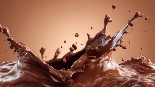 chocolade splash background, 16:9