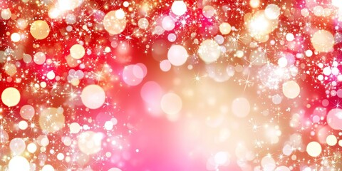 Pastel Pink Magenta Sparkle Background with Shimmering Lights for a Magical Party Mood Design