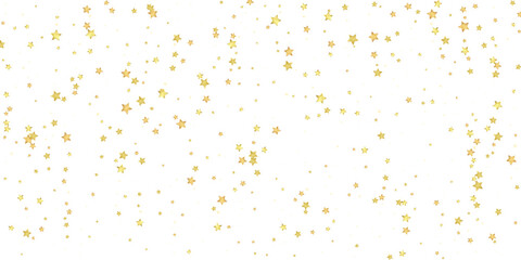 Magic stars vector overlay.  Gold stars scattered
