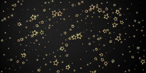 Christmas spirit. Scattered falling stars.