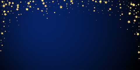 Magic stars vector overlay.  Gold stars scattered