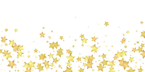 Magic stars vector overlay.  Gold stars scattered