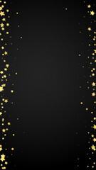 Magic stars vector overlay.  Gold stars scattered