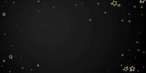 Christmas spirit. Scattered falling stars.