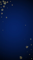 Christmas spirit. Scattered falling stars.