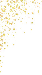 Magic stars vector overlay.  Gold stars scattered