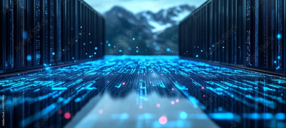 Poster future of technology digital data stream transfer and cyber security innovations in computing