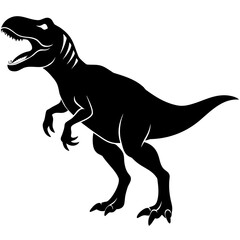 Fototapeta premium tyrannosaurus rex dinosaur vector illustration