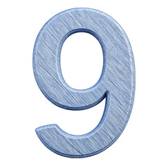 3d number 9